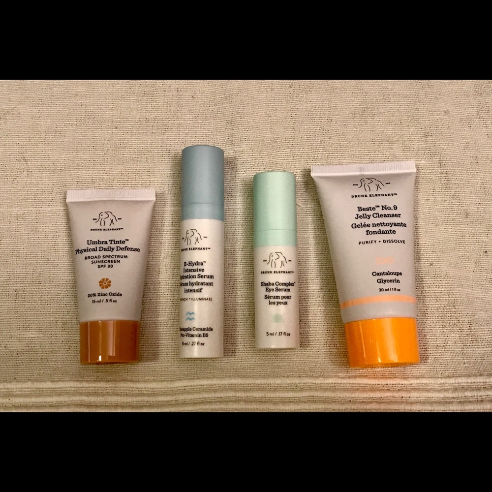 Drunk Elephant Lot 4 travel size items